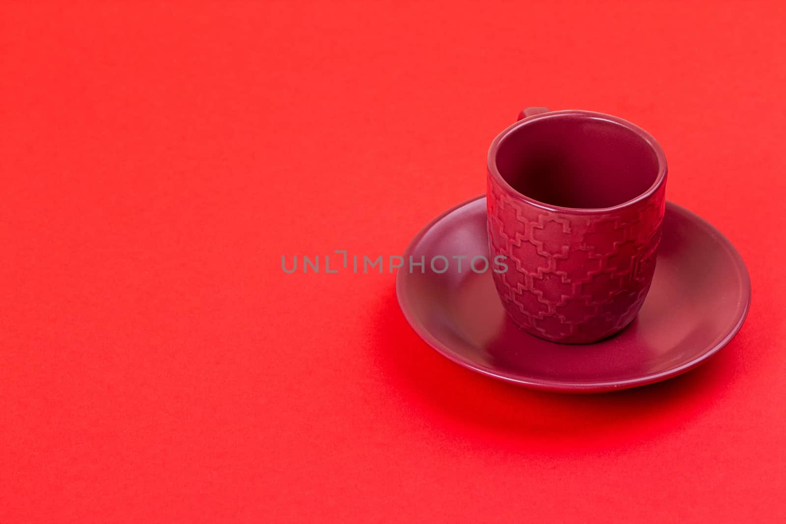 Red coffee cup by victosha