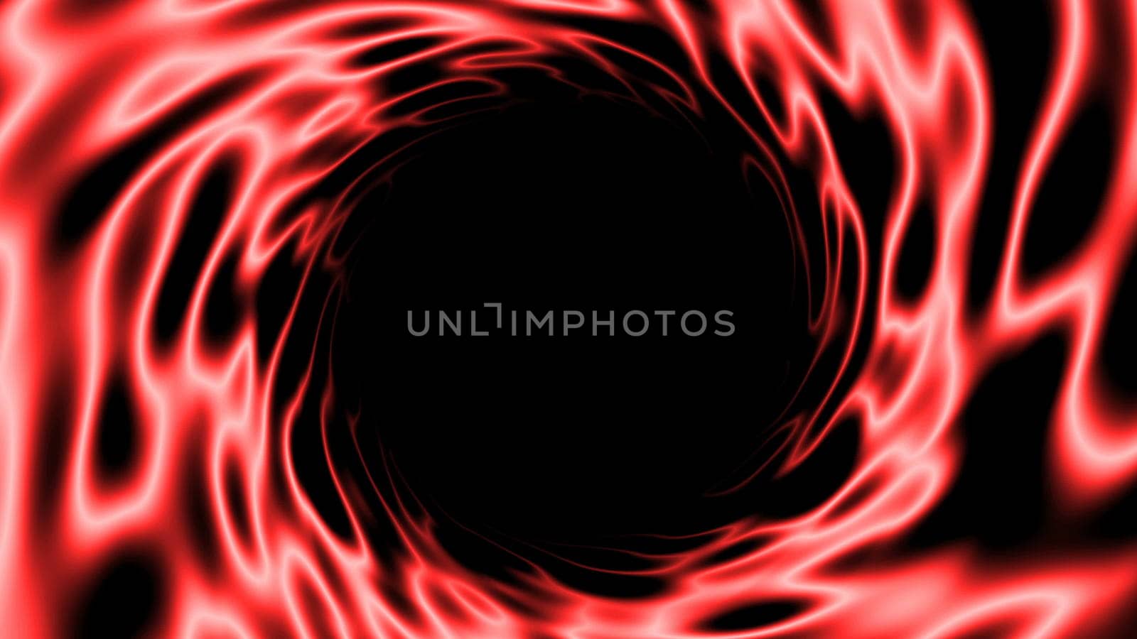 Abstract background with black hole. Space digital backdrop. 3d rendering