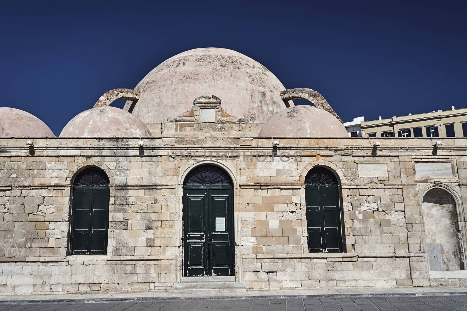 Dome of the mosque on the island of Crete, Greece