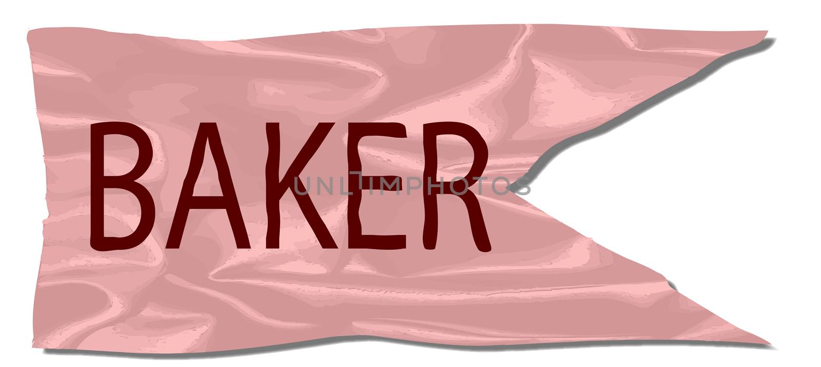 Baker Silk Flag by Bigalbaloo