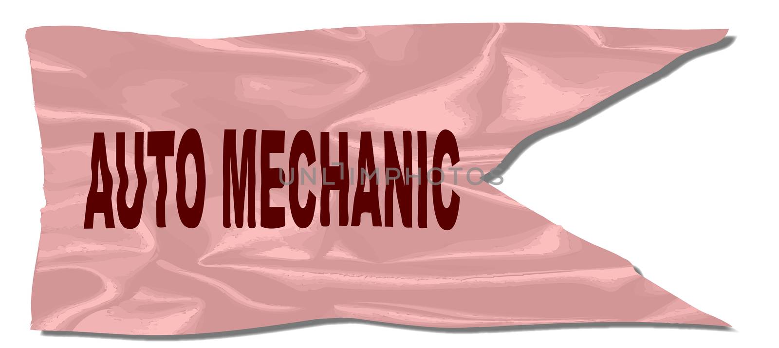 Auto Mechanic Silk Flag by Bigalbaloo