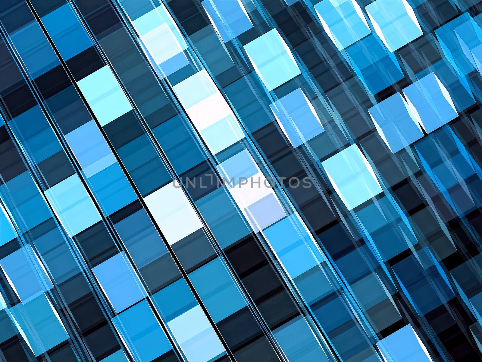 Technology background - abstract digitally generated image by olgasalt