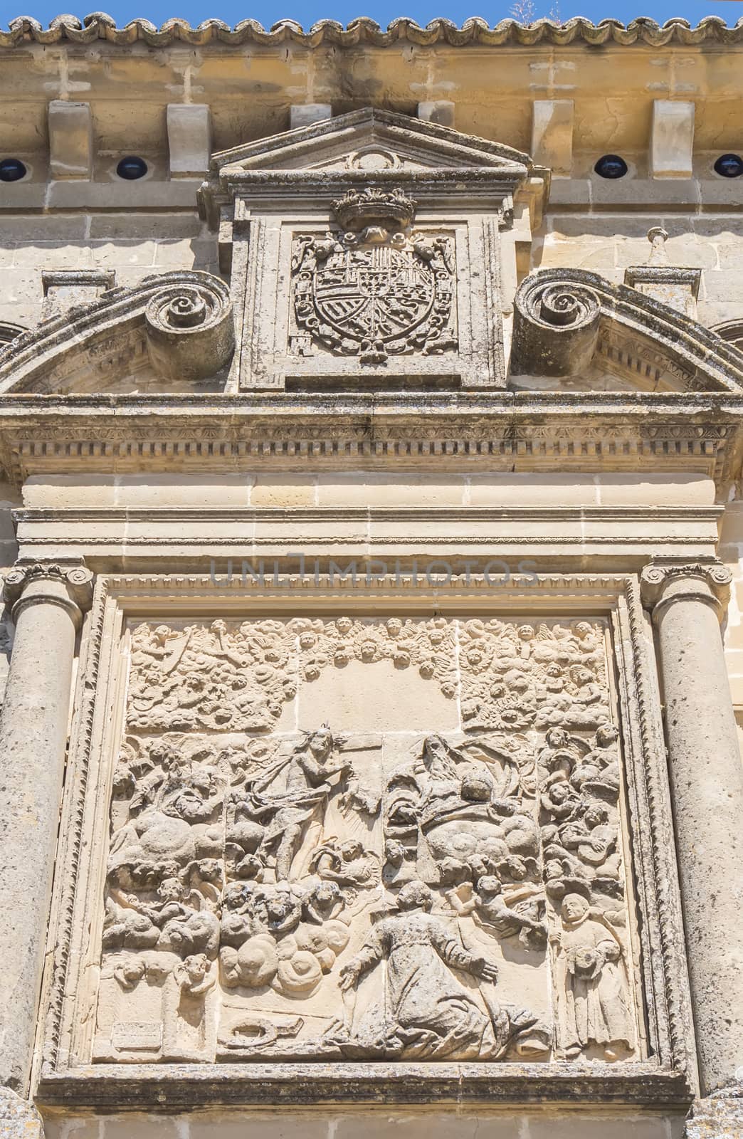 San Ignacio church facade details, Baeza, Jaen, Spain by max8xam