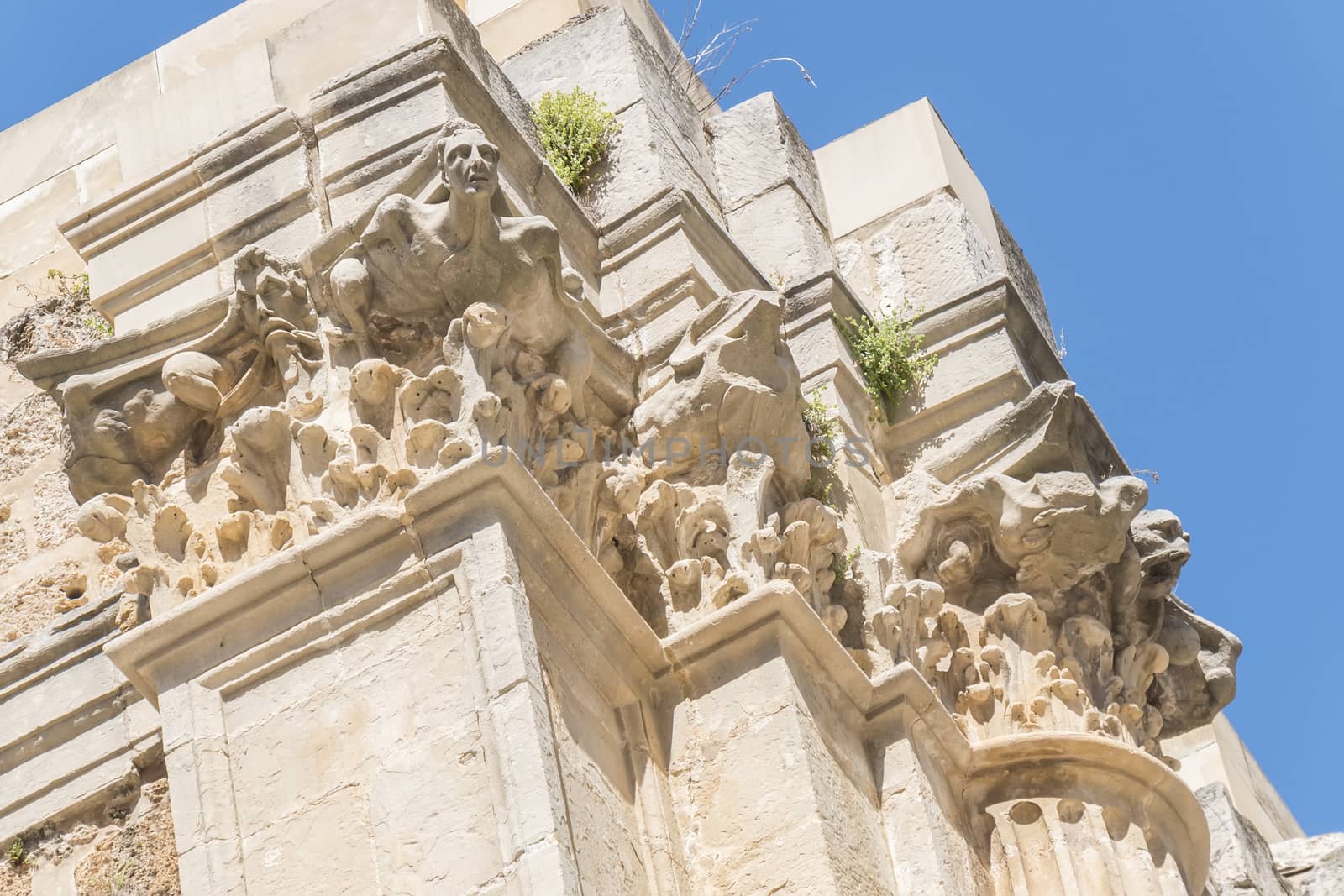 Santa Maria church ruins details, Cazorla, Jaen, Spain by max8xam