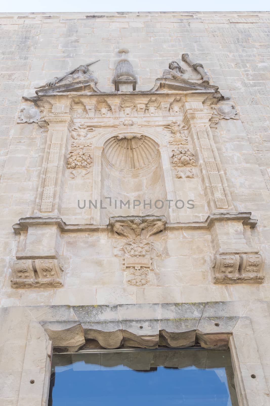 Santa Maria church ruins details, Cazorla, Jaen, Spain