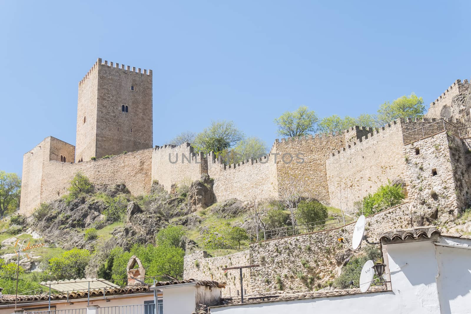 Yedra castle in Cazorla, Jaen, Spain