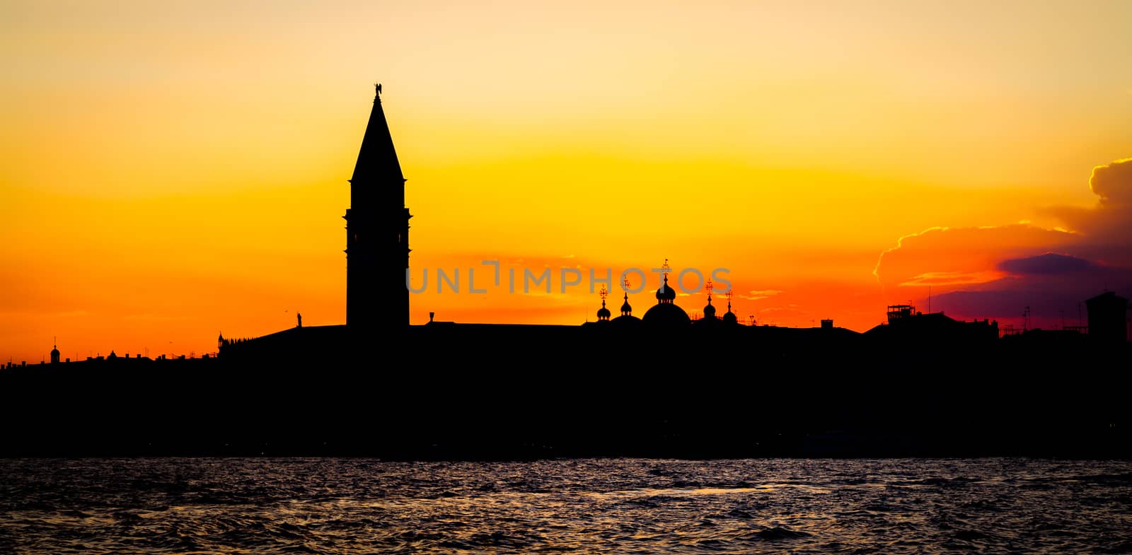 Sunset in Venice, Italy by Perseomedusa