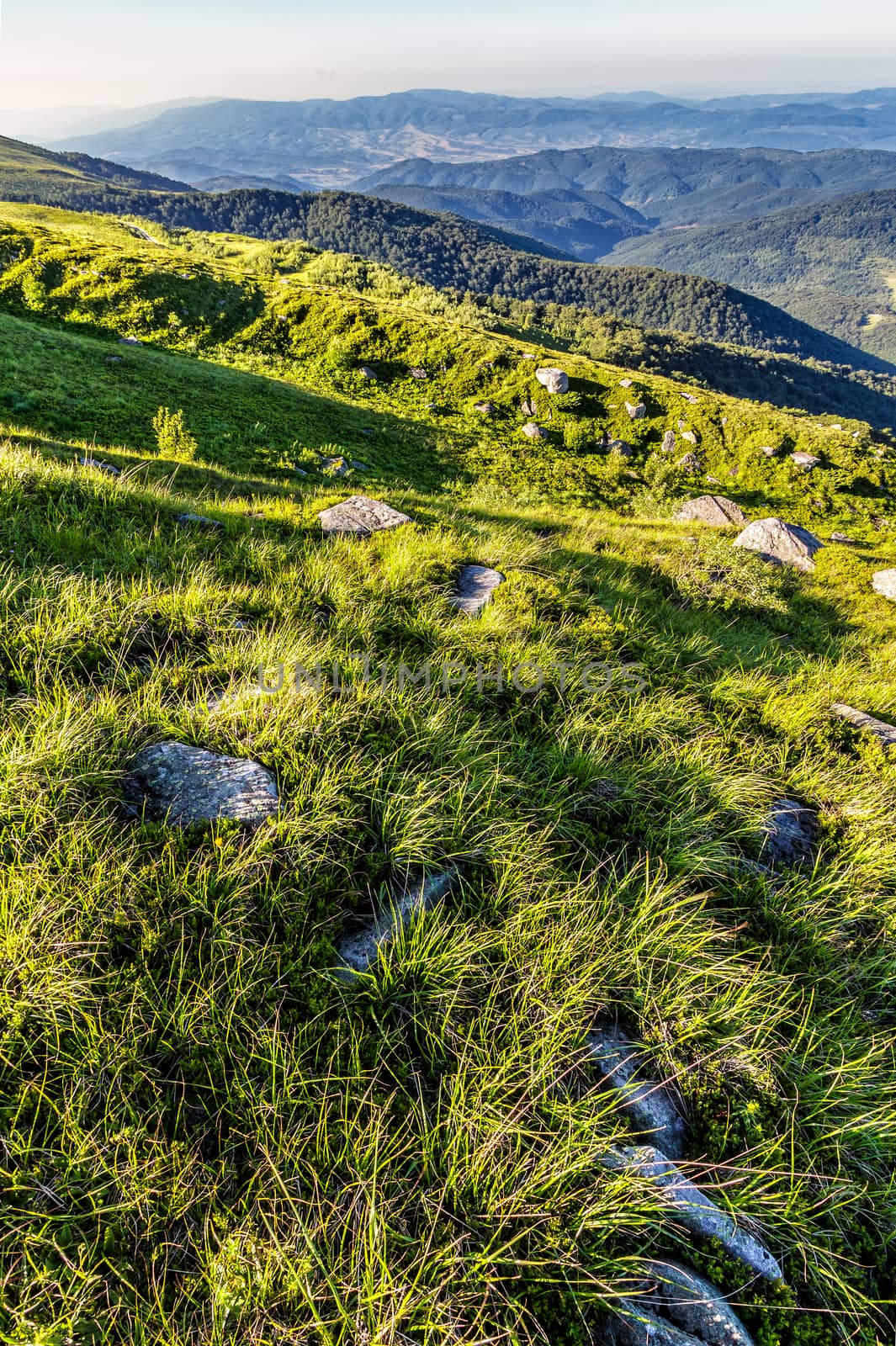 boulders on the hillside by Pellinni