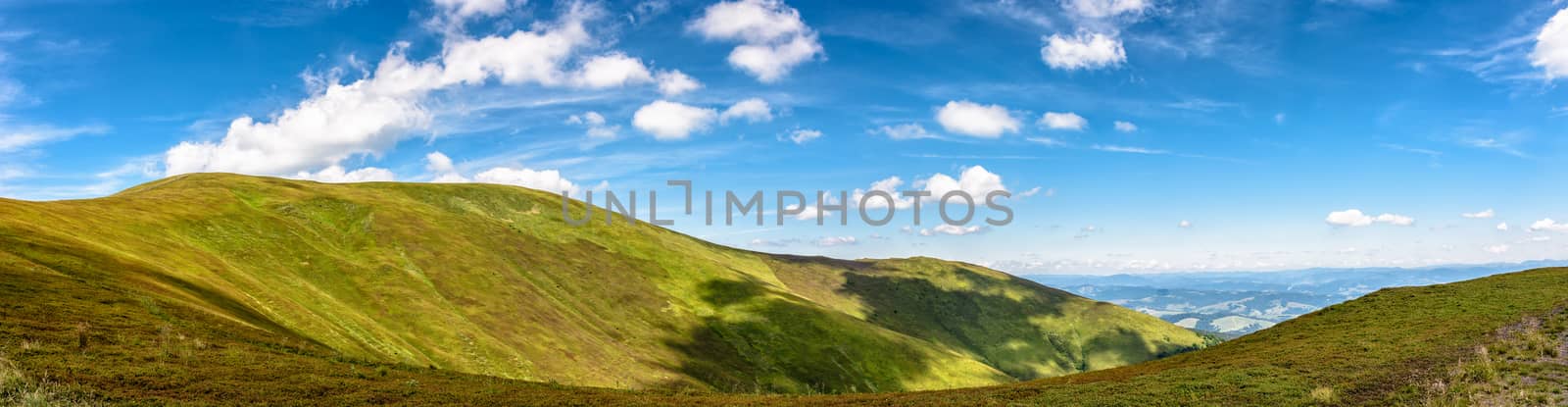 hillside panorama in Carpathian mountains by Pellinni