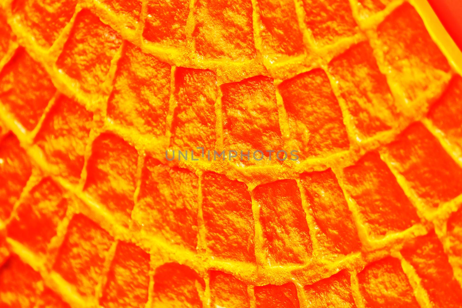 abstract orange wall, note shallow depth of field