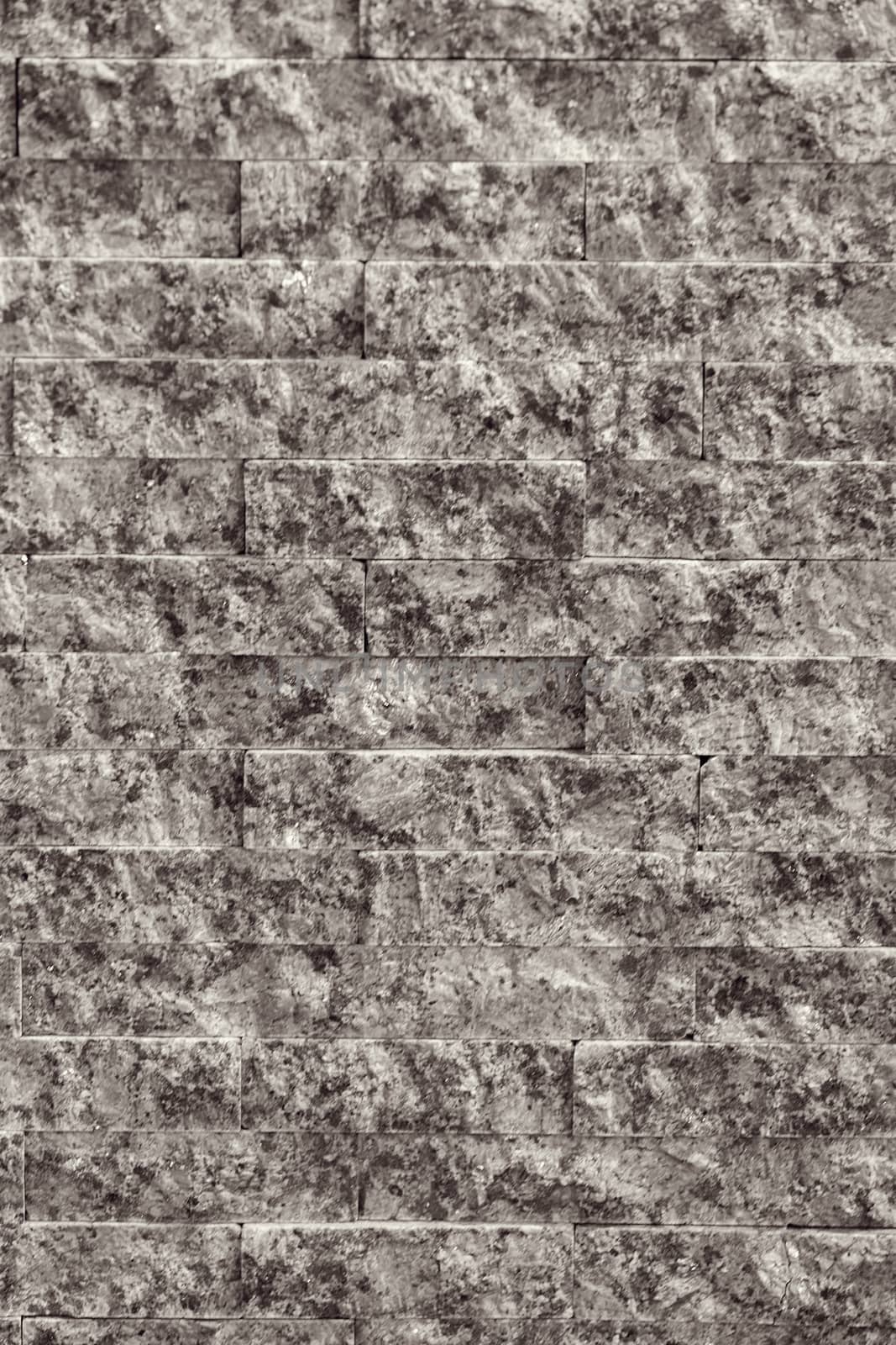 Wall made of concrete blocks by vladimirnenezic
