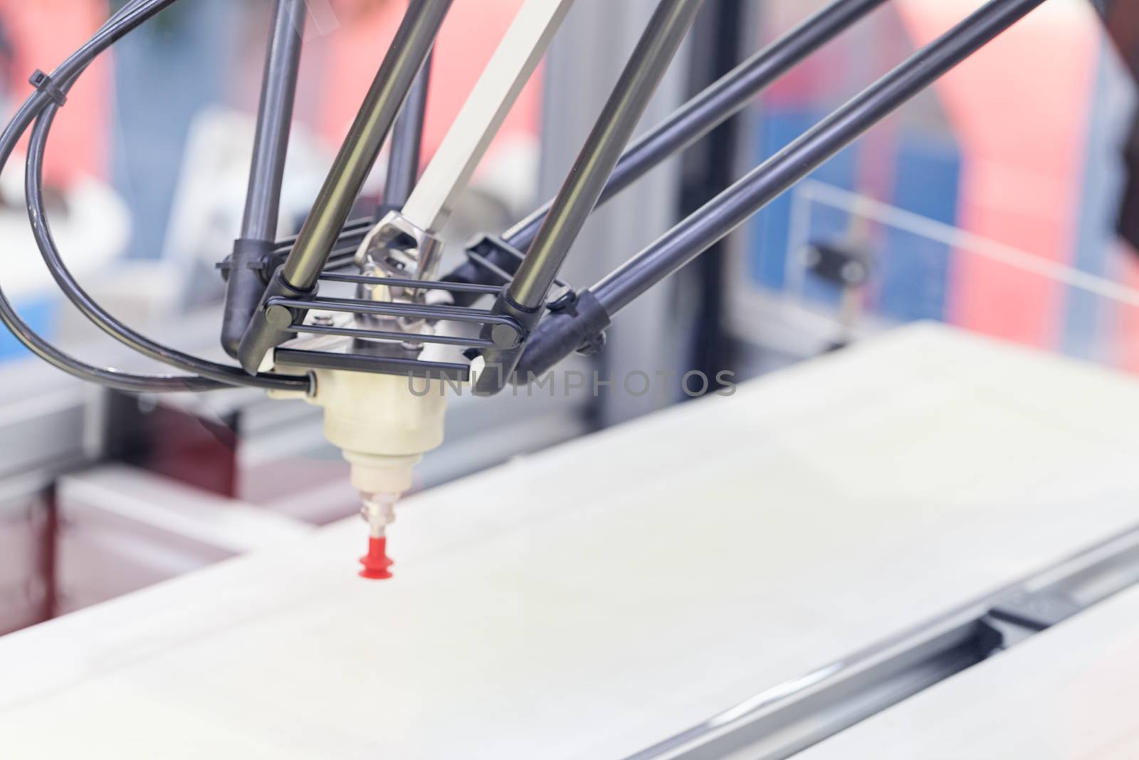 detail of metal processing machines , note shallow depth of field