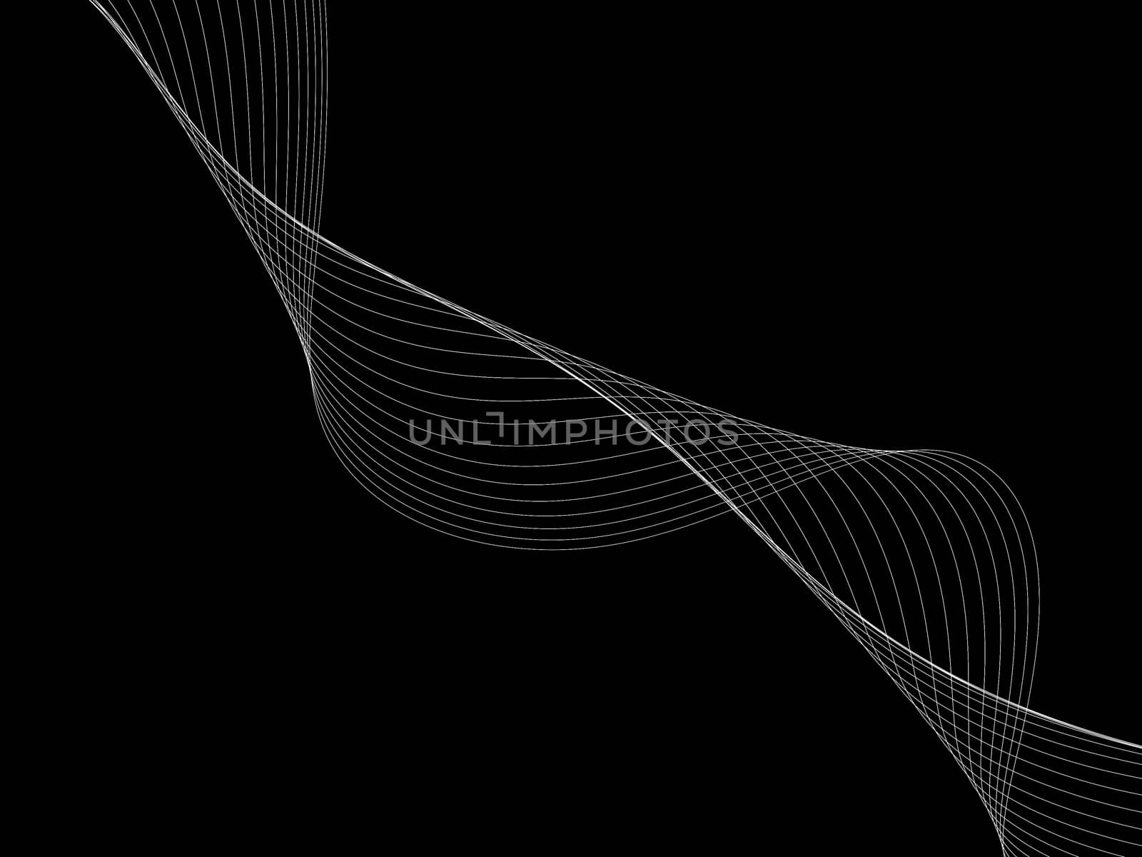 Dark abstract background with a glowing abstract waves by teerawit