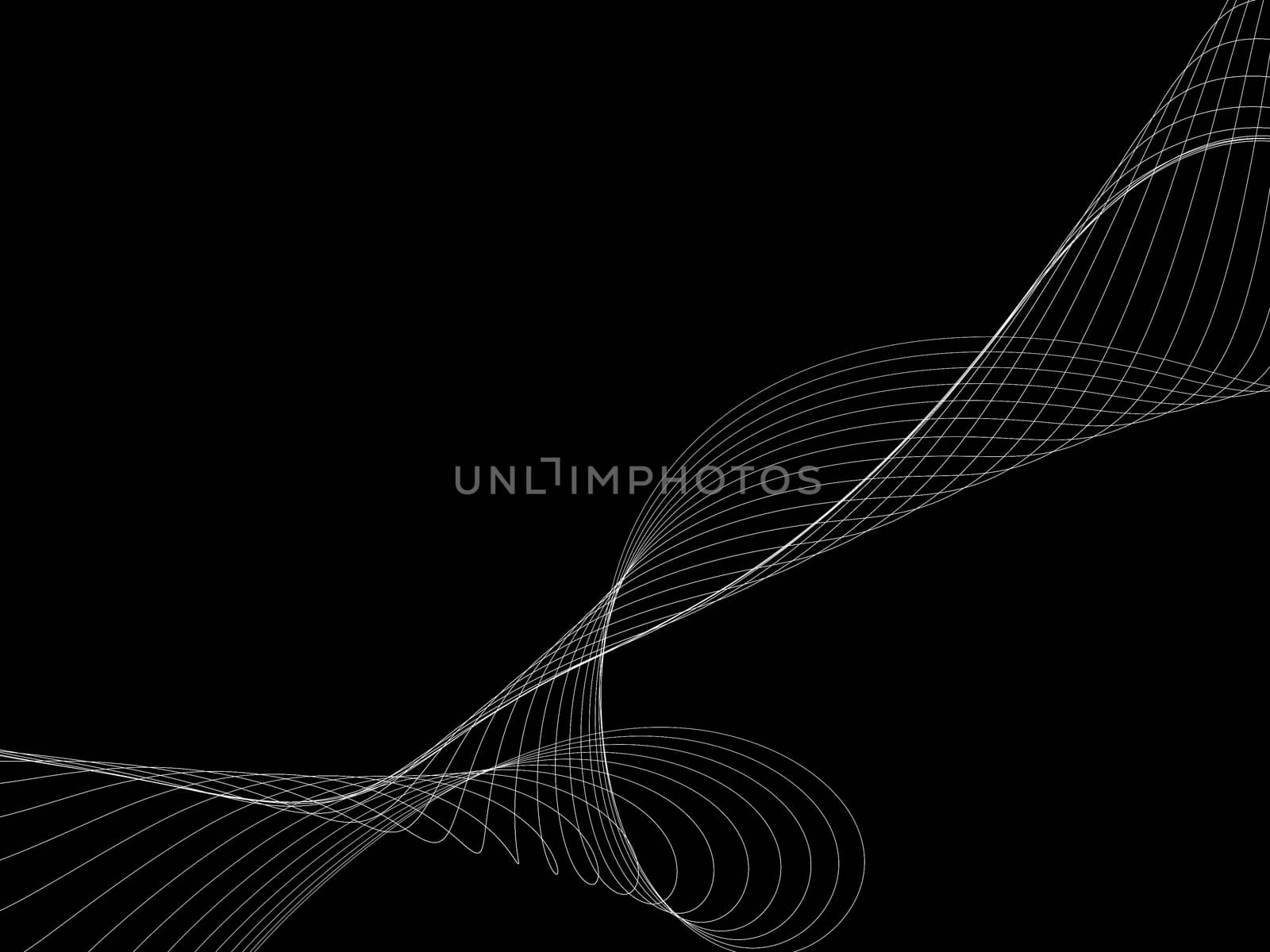 Dark abstract background with a glowing abstract waves by teerawit