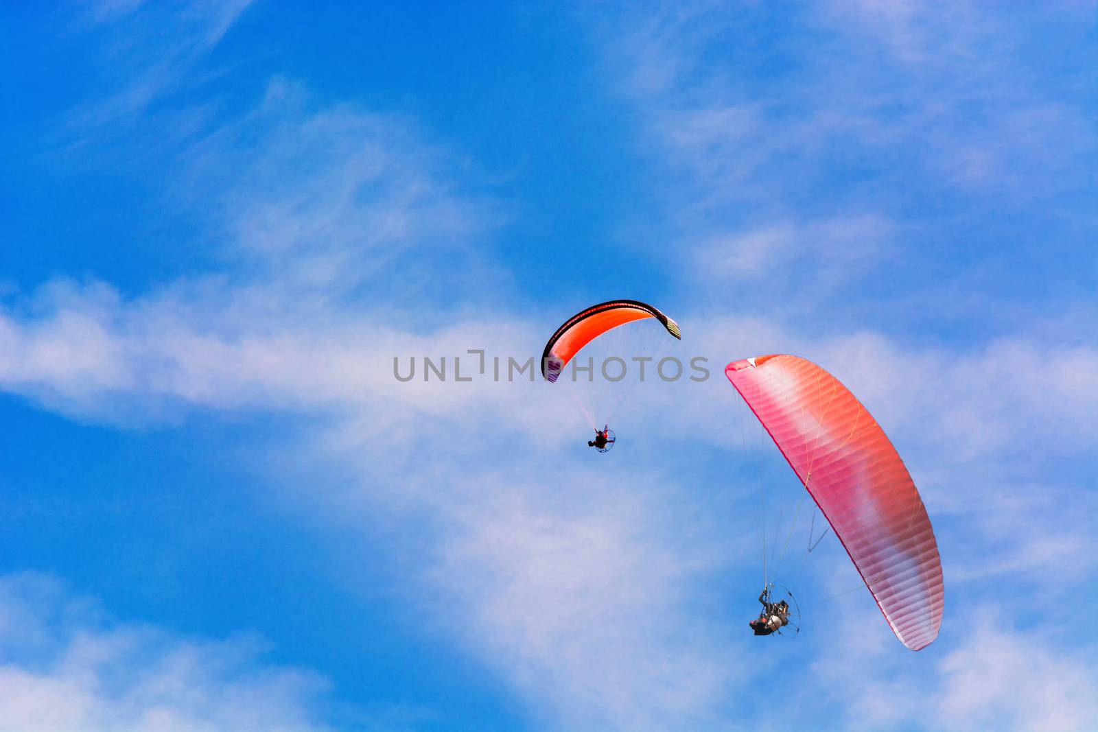 Motor screener against blue sky.