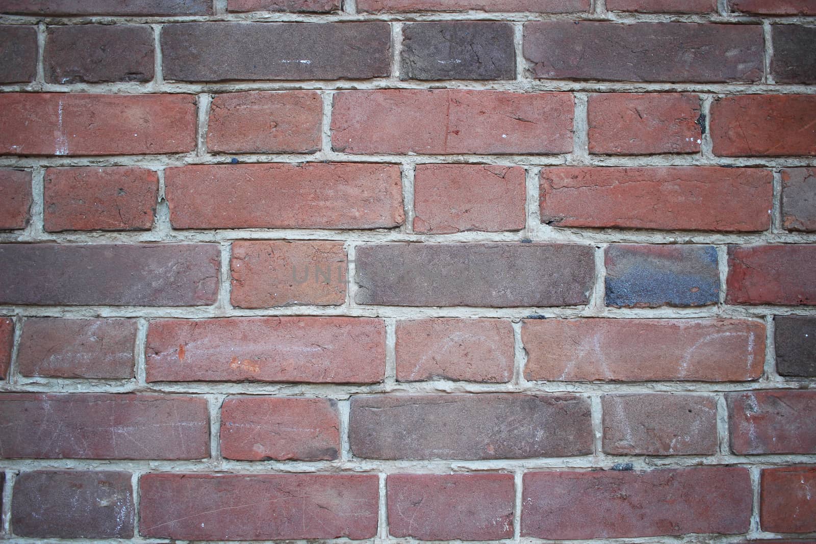 Texture abstract a old red Brick wall