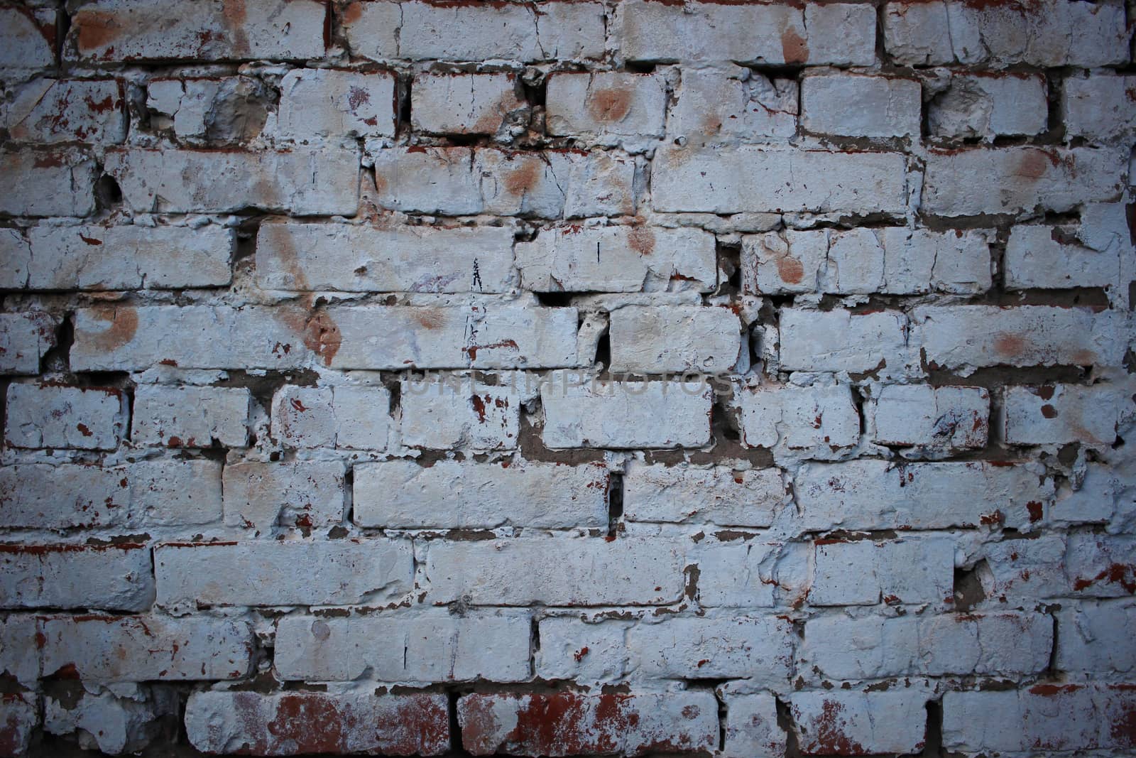 Texture abstract a old red Brick wall