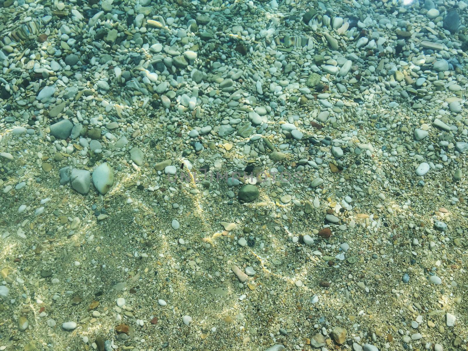 Underwater sea sand