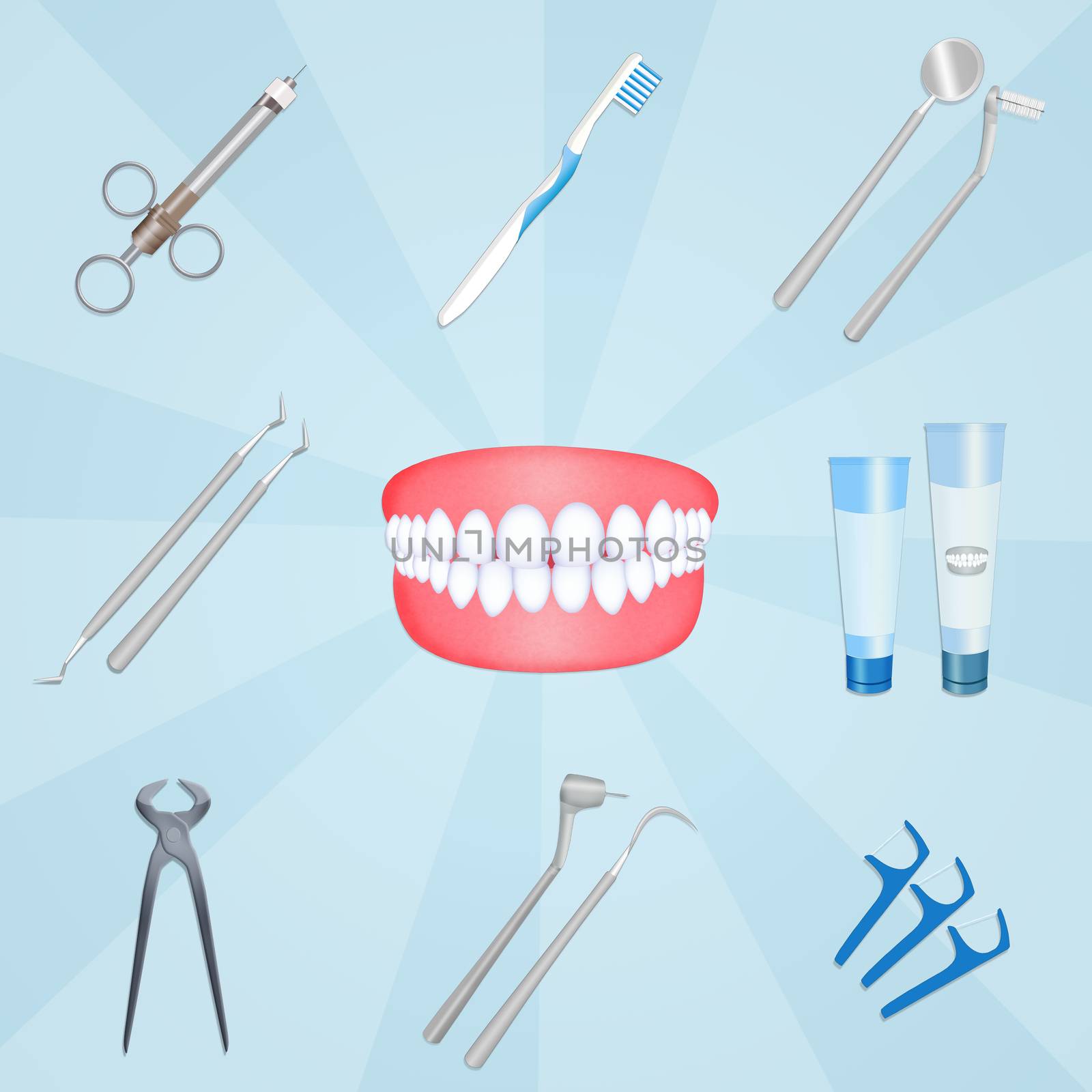 Dentist tools by adrenalina