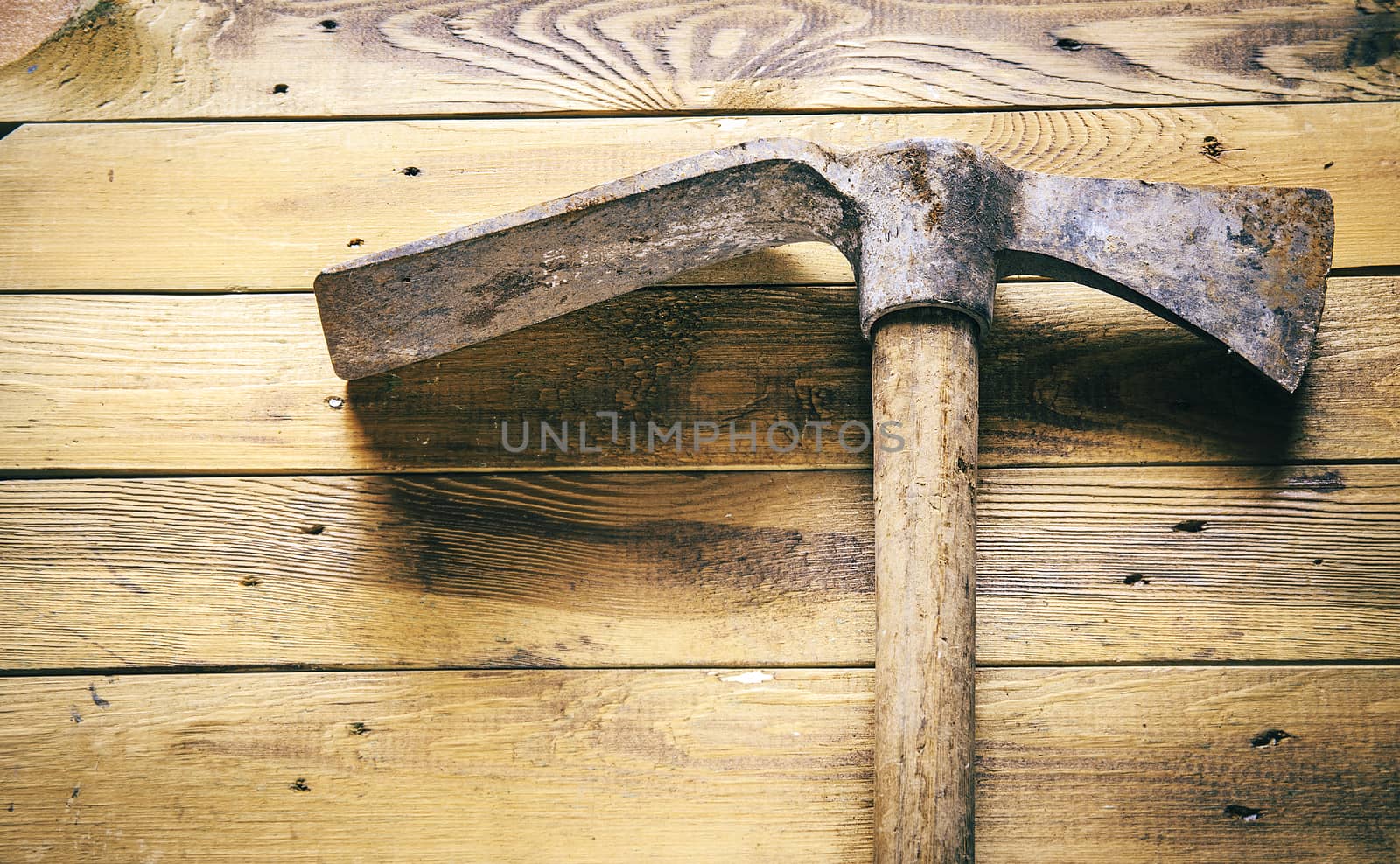 Group of  old oxide vintage tools. 