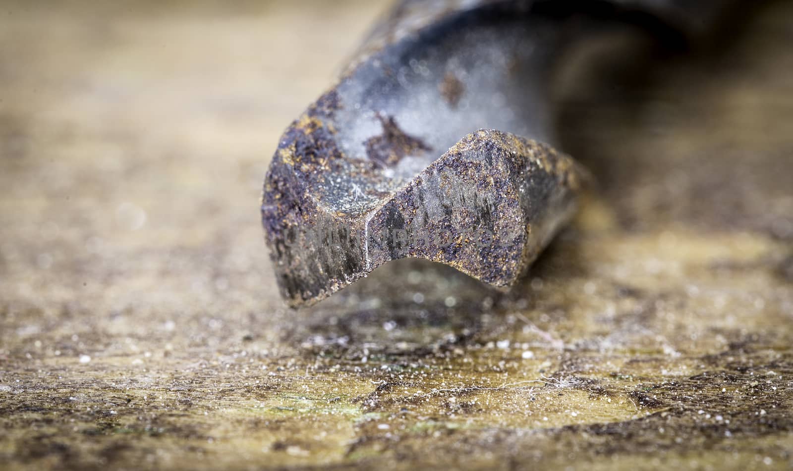 Group of  old oxide vintage tools. 