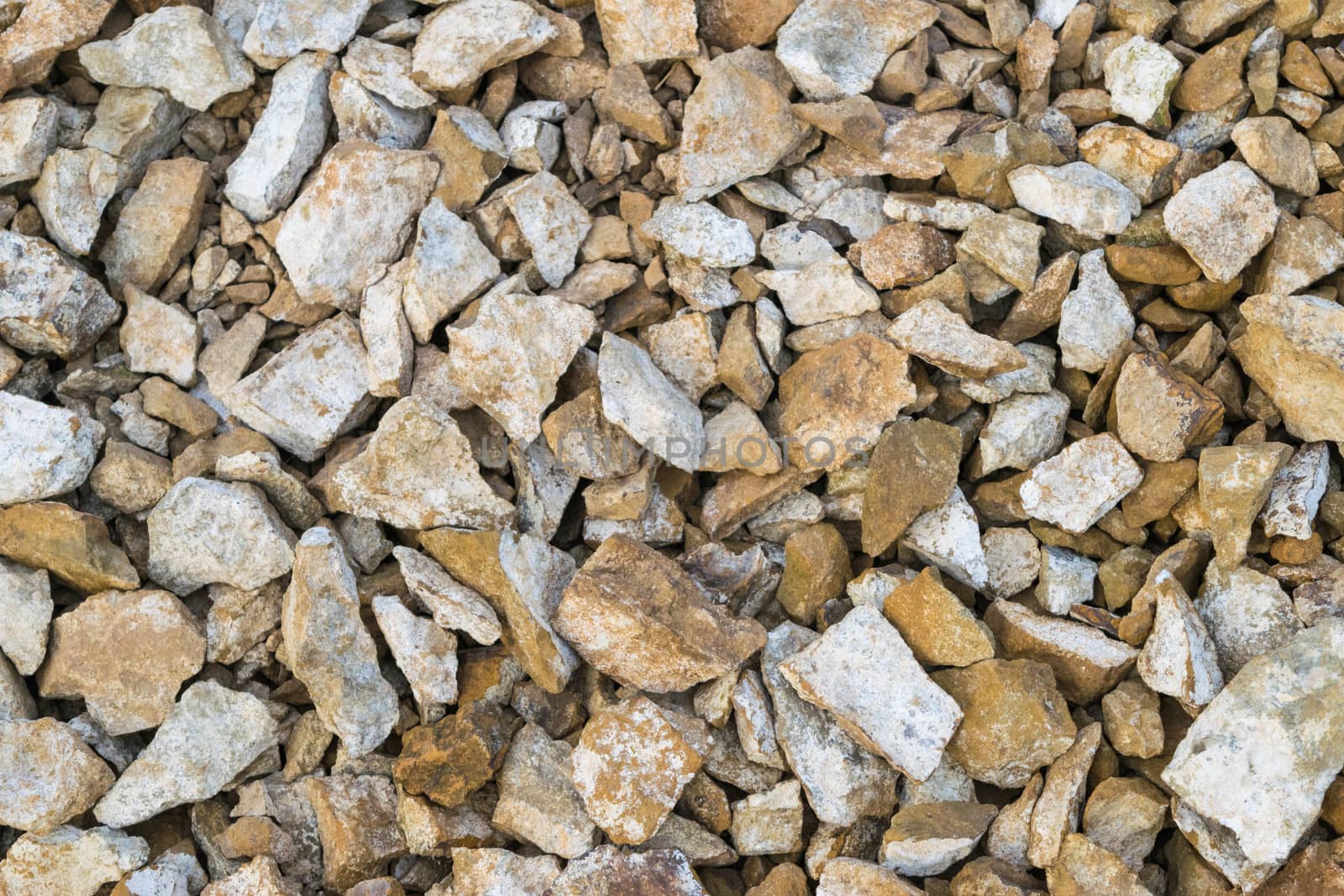 small rocks texture at the park background