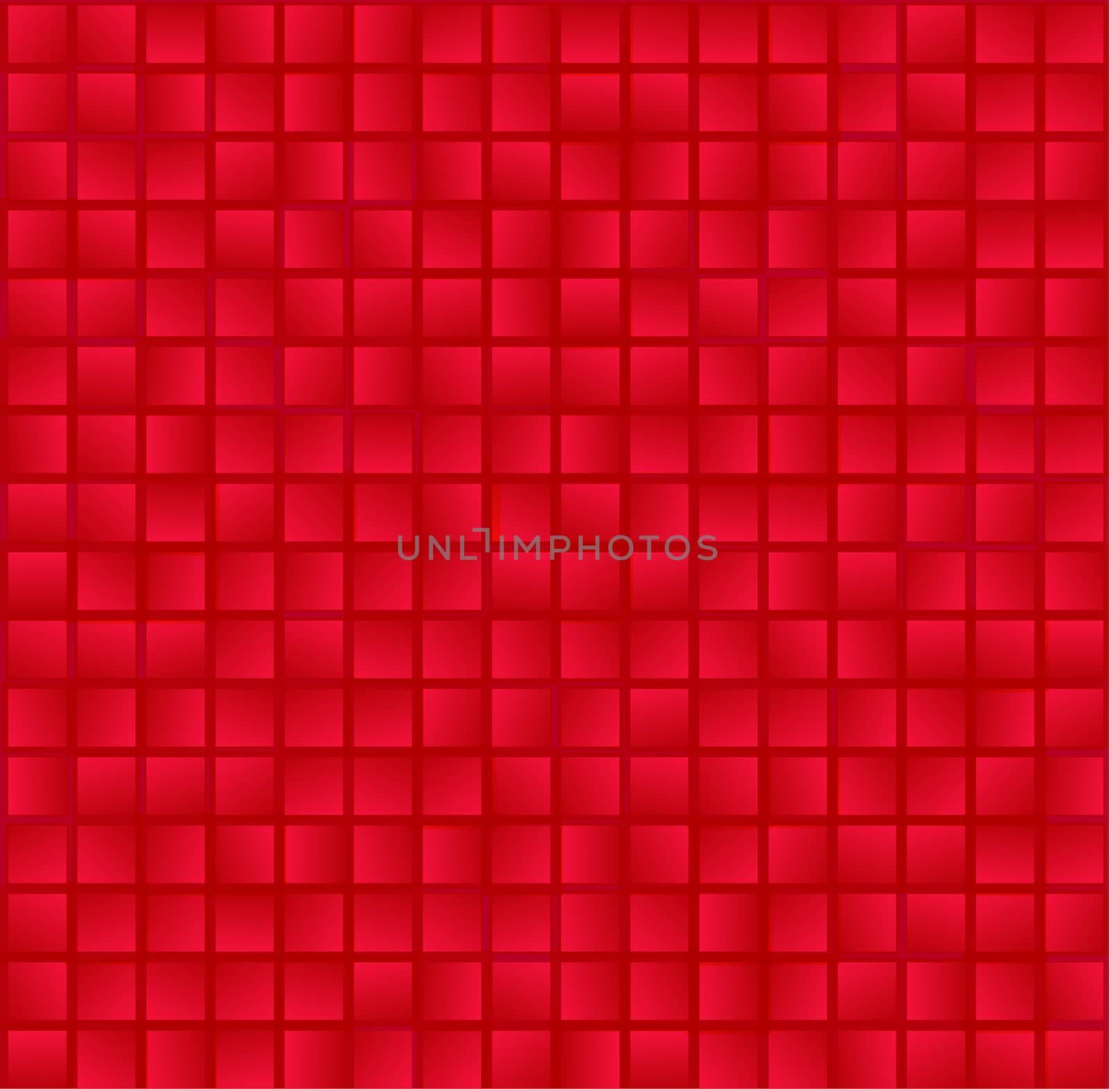 Abstract geometrical seamless pattern with rectagles. Red and pink light checked background.