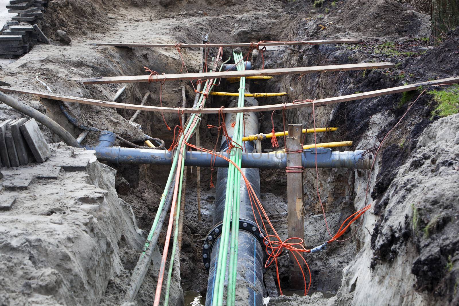 Underground pipes and cables in the Netherlands