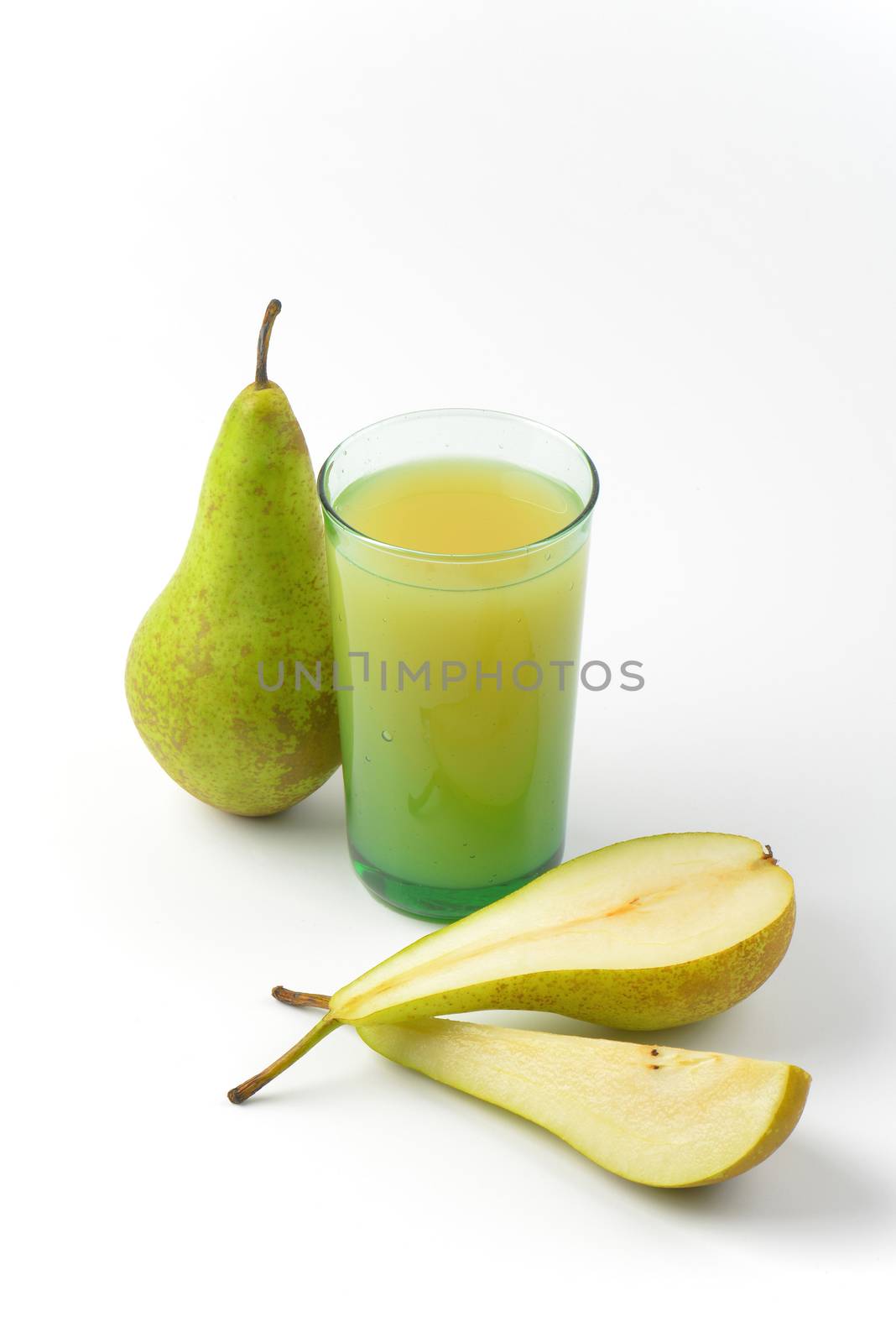 glass of pear juice by Digifoodstock
