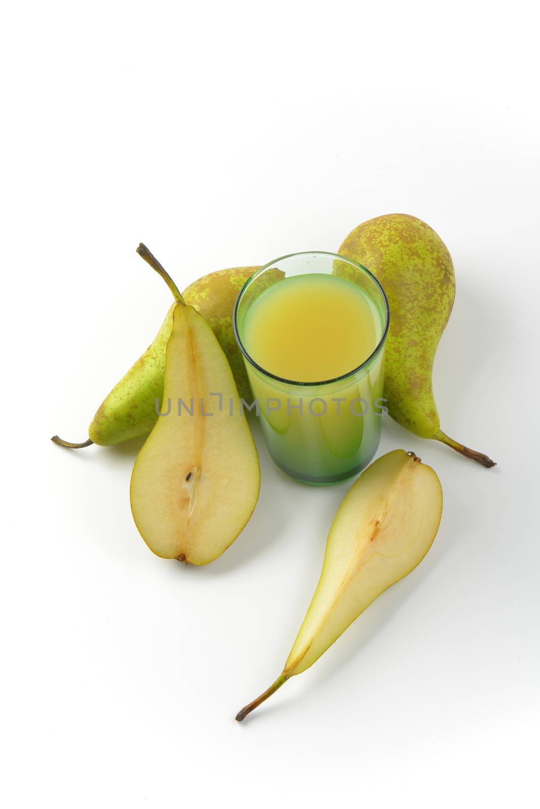 glass of pear juice by Digifoodstock