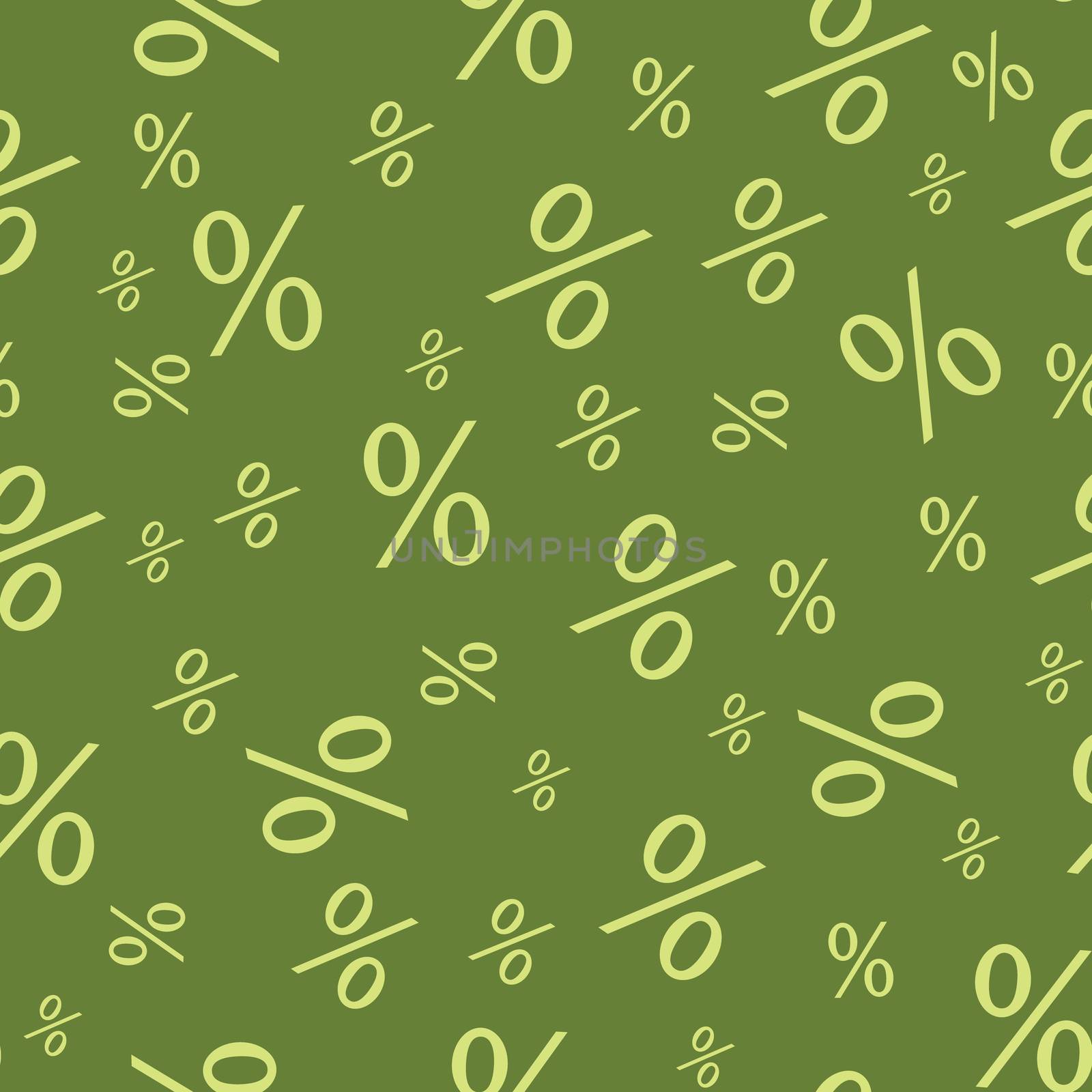 Percent seamless business background. Discount endless illustration. Economic finance promotion pattern