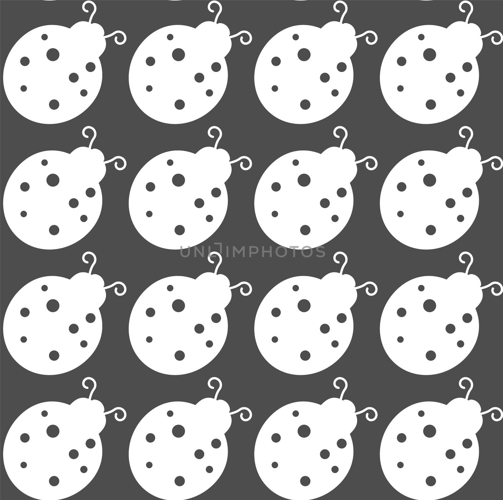 Lady-bird or ladybug pattern on light background. Cartoon illustration. Endless insect texture for textile