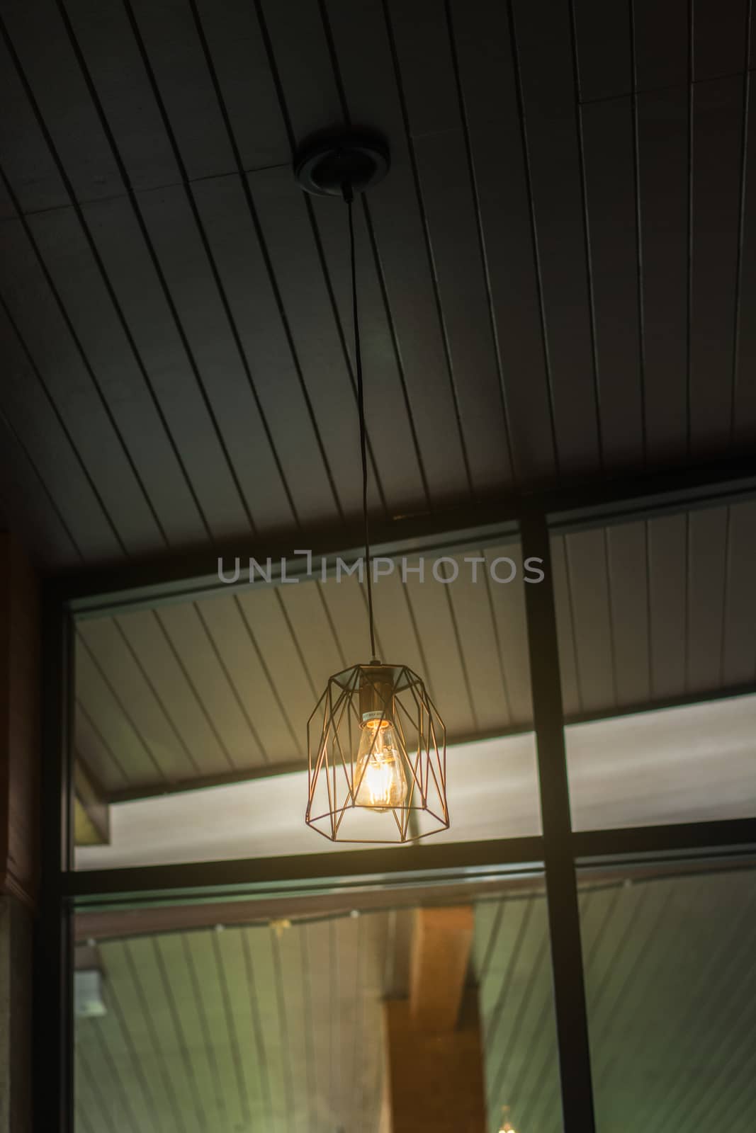 vintage lamp decorative in home, lamp in modern style, warm tone light lamp, lamps in coffee shop