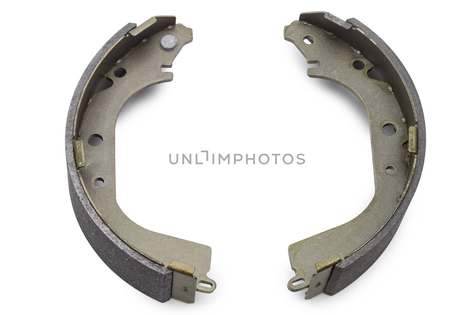 Car brake pads it is isolated on a white background