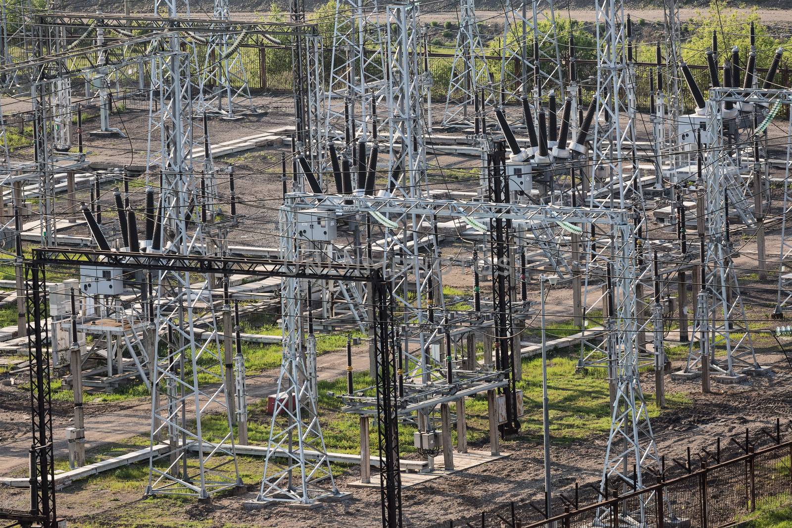 Electric substation of the industrial enterprise