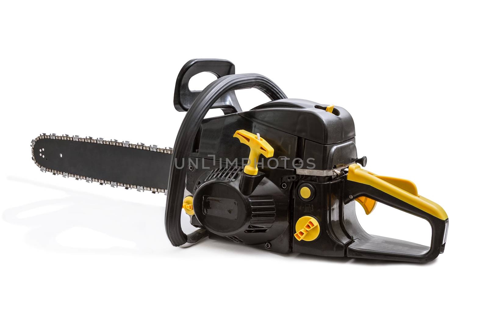 Chainsaw isolated on white background