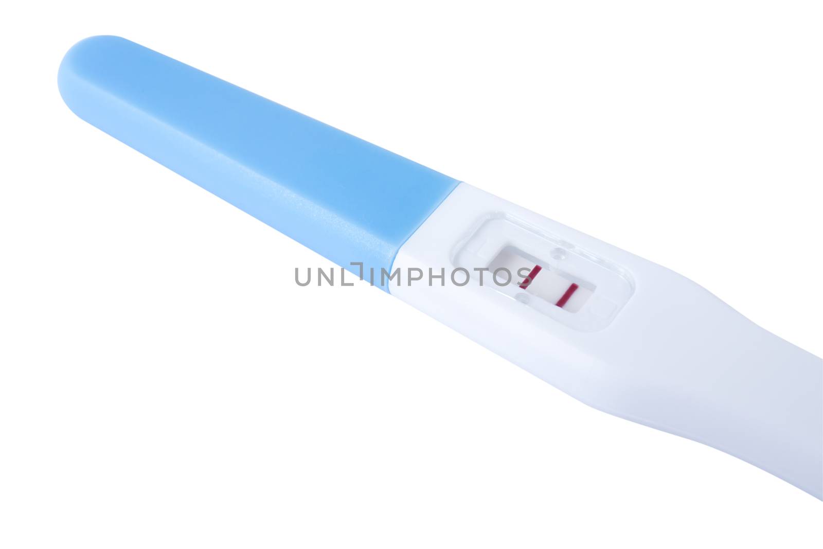 Pregnancy test with white background, clipping path by pt.pongsak@gmail.com