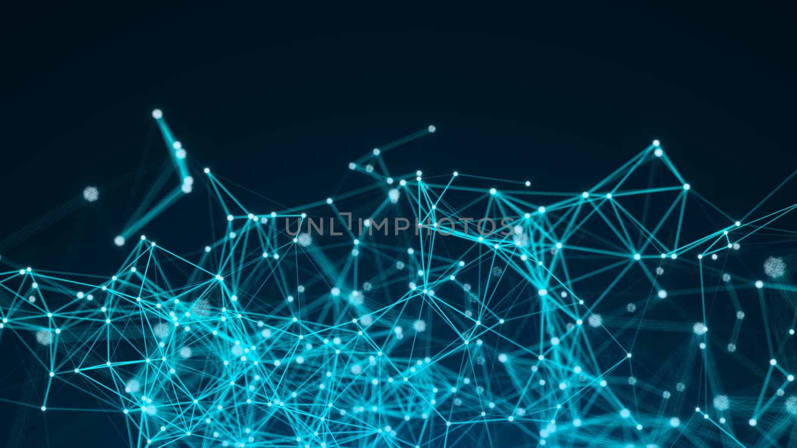 Abstract connection dots. Technology background. Network concept by nolimit046