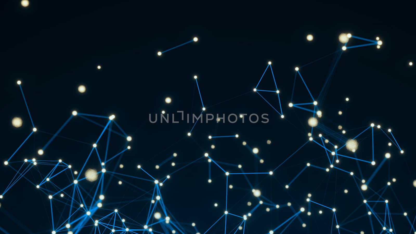 Abstract connection dots. Technology background. Network concept by nolimit046