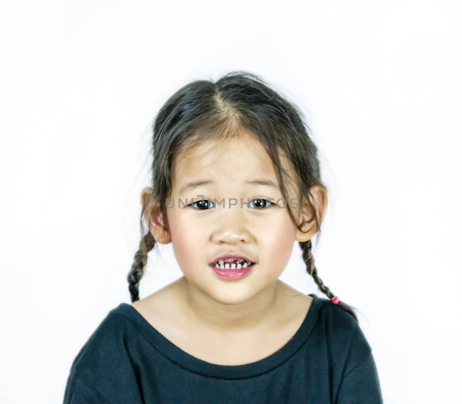Asian little girl  by rakratchada