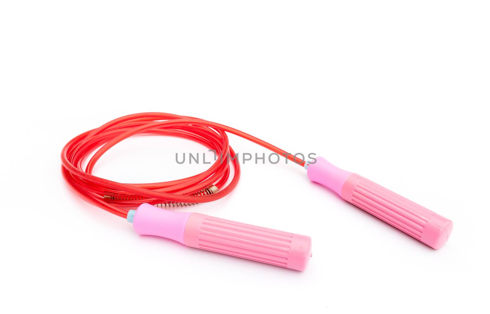 Jump Rope, skipping rope on white background