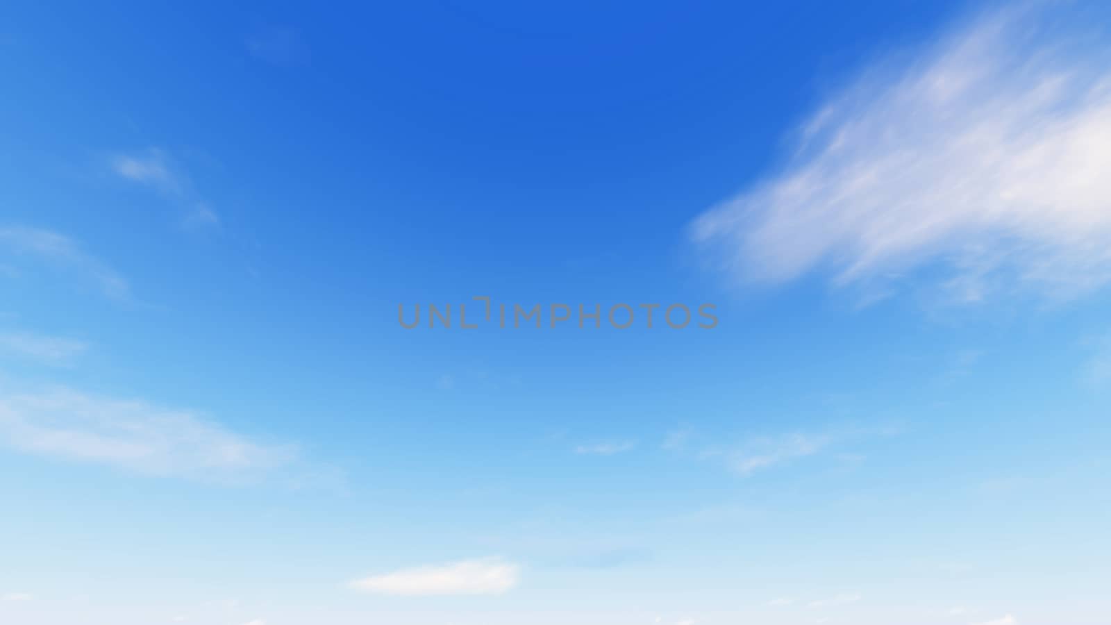 Cloudy blue sky abstract background, blue sky background with tiny clouds, 3d illustration