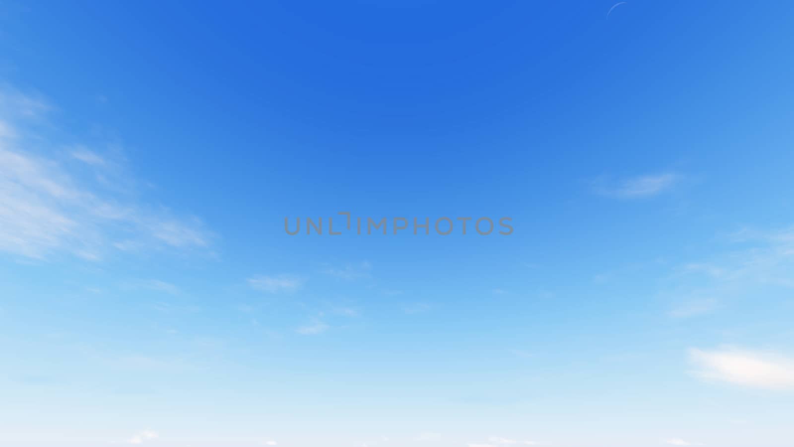 Cloudy blue sky abstract background, blue sky background with tiny clouds, 3d illustration