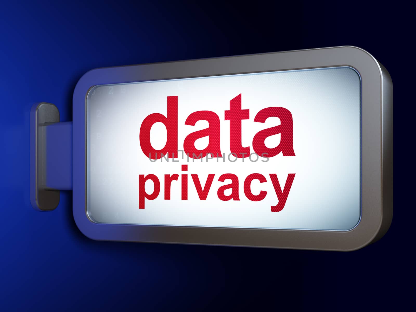 Protection concept: Data Privacy on billboard background by maxkabakov