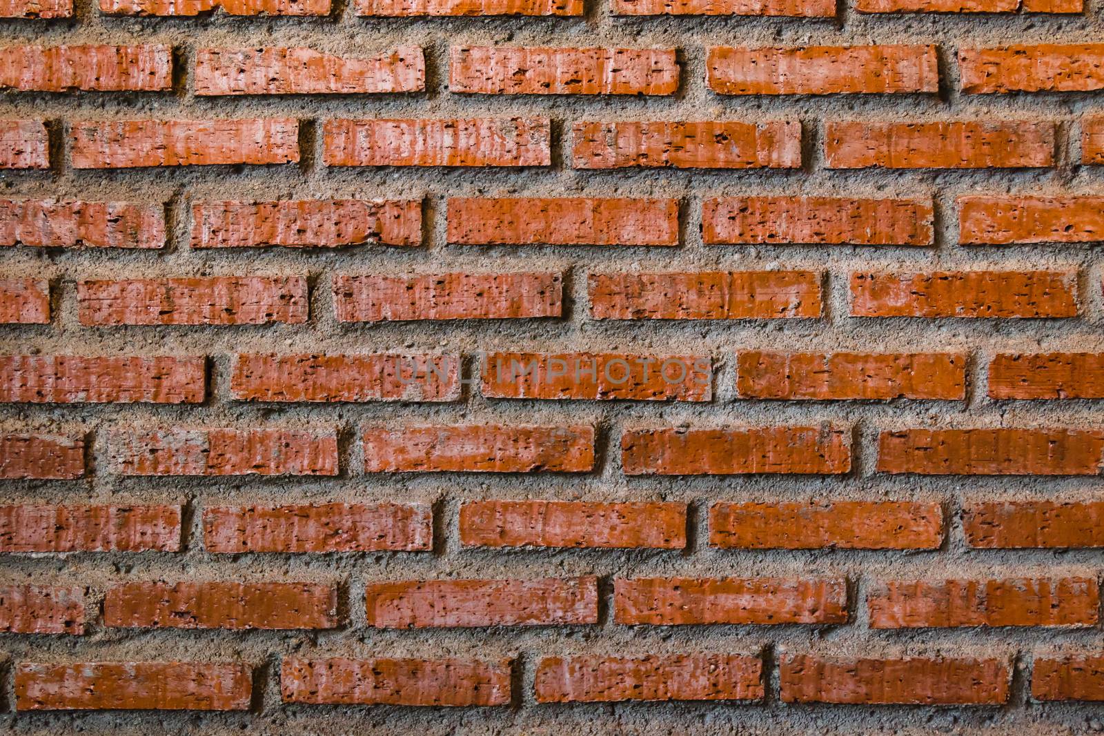 Old vintage brick wall texture background by luckyfim