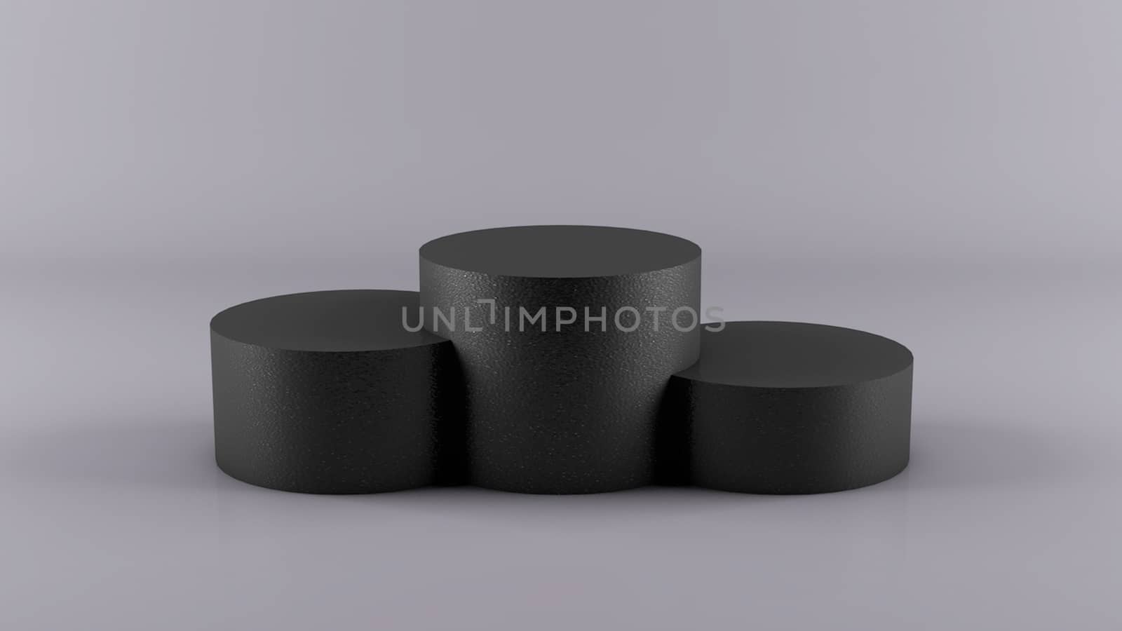 Abstract background with winner podium. Digital 3d rendering backdrop