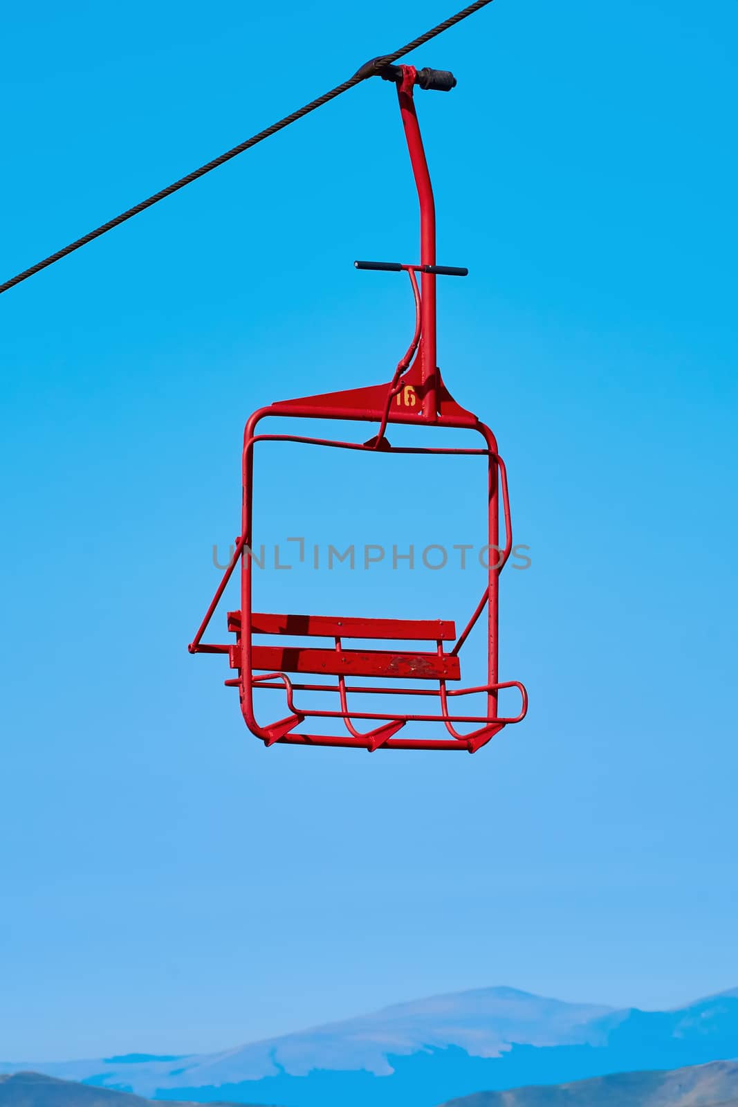 Chairlift in Bucegi Mountain (Carpathian Mountains), Sinaia, Romania