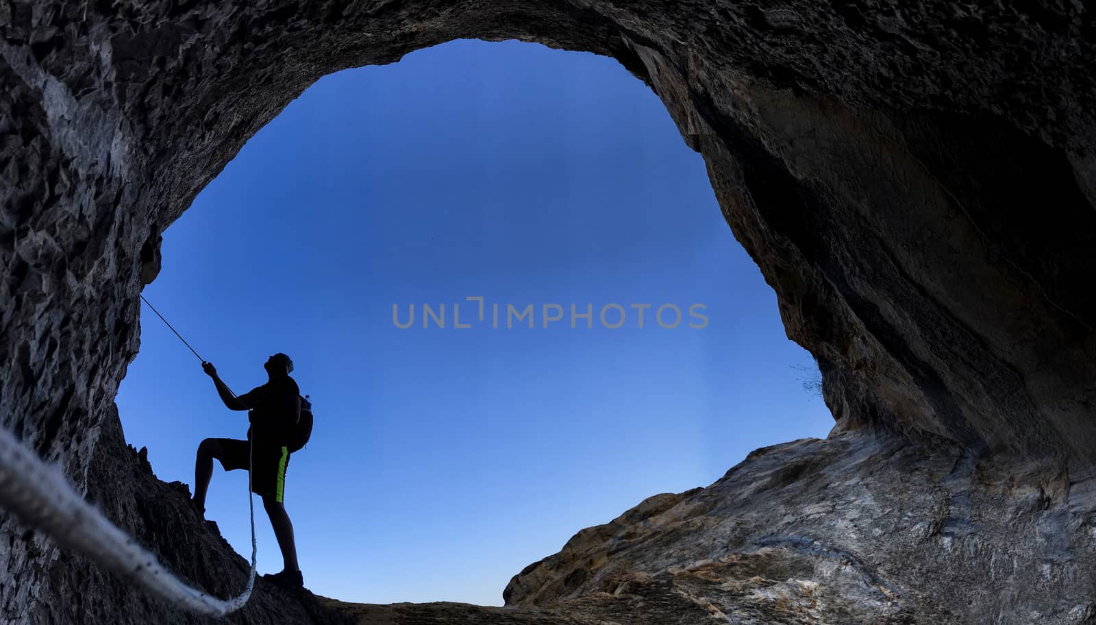 cave curiosity and climb