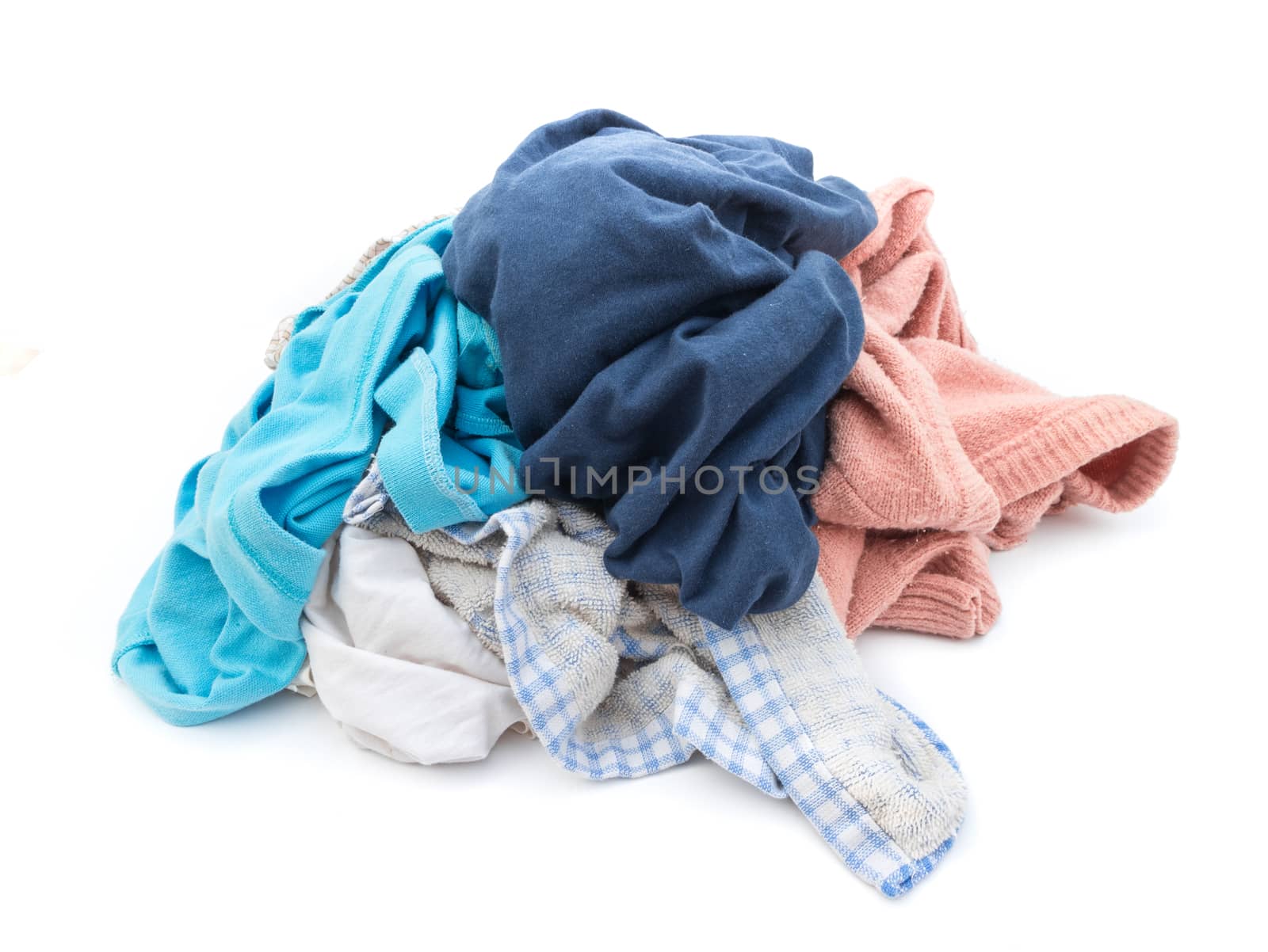 Clothes wait for clean washed, housework concept
