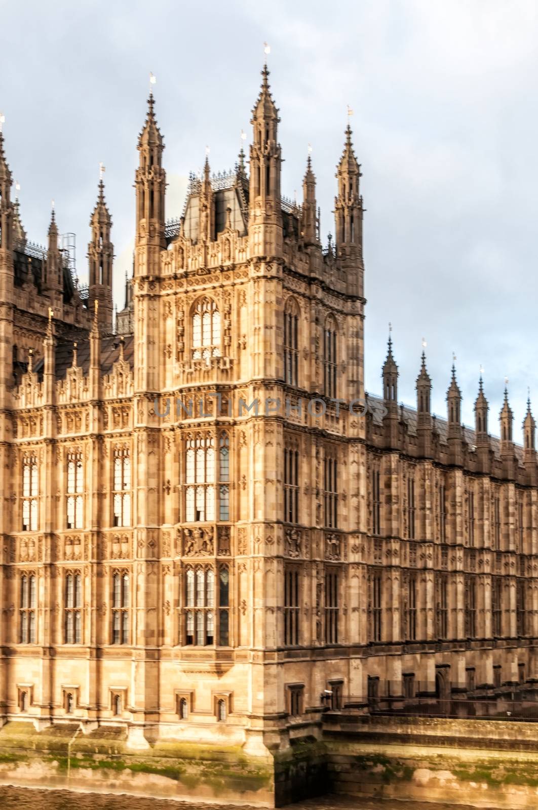 Detail from Houces of the British Parliament, London, United Kingdom by mitakag